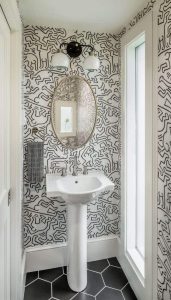 powder room bathroom remodel east side of providence